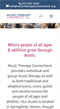 Mobile Screenshot of musictherapyconnections.org